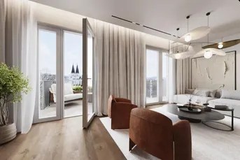 Kurz vor Fertigstellung - HERBSTAKTION - Provisionsfrei - 360°-Fernblick - ca. 190m² gew. NFL - 5 Zimmer - 2 Balkone/ Terrassen auf Wohnebene - ca. 65m² Dach-Terrasse - Klimaaktiv Gold Standard