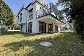 ERSTBEZUG - Traumhafte Gartenwohnung - 3-Zimmer - ca. 84m² NFL - Terrasse - Klima - Garage (optional) - Grünruhelage