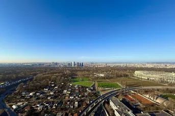 MARINATOWER - 31.Stock - U-Bahn - 3 Zimmer - ca. 90m² NFL - Loggia und Balkon - Möbliert - Top Ausstattung