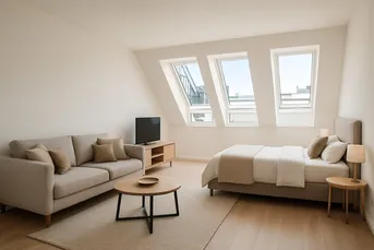 VORSORGE-HIT - Erstbezug kurz vor Fertigstellung - 5. Liftstock - 1 Zimmer - ca. 35m² WFL - Fußbodenheizung und Klima - zeitlose Ausstattung