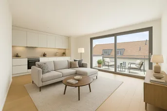 ZWISCHEN WEINBERGEN UND SKYLINE – Erstbezug - Dachgeschoss - 3 Zimmer - ca. 62 m² - Balkon