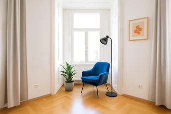 ZEITLOSER ALTBAUCHARME – ca. 95 m² – 3 Zimmer –Flügeltüren – Fischgrätparkett