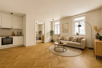 BALKONHIT - Erstbezug nach Generalsanierung - 3 Zimmer - ca. 63m² gew. NFL - Fußbodenheizung - 1. Liftstock - Stilvolle Ausstattung
