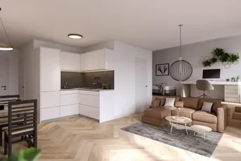 PROVISIONSFREI - City-Apartment - 1 Zimmer - ca. 45m² WFL - hochwertige Ausstattung - Neubauprojekt - Fertigstellung Q3/2025