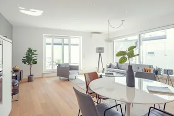 ZENTRALE LAGE - Erstbezug nach Dachausbau - ca. 23m² TERRASSE - BJ 2020 - ca. 113m² gew. NFL - 3 Zimmer - Einbauküche - Garagenplatz