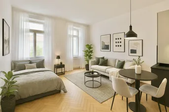 ERSTBEZUG nach Sanierung - 1 Zimmer - ca. 26m² WFL - moderne Ausstattung - tolle öffentliche Anbindung