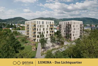 Neubauwohnung mit Balkon/Terrasse in Graz | LUMINA | Erstbezug