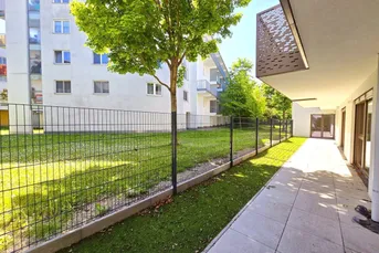 Viel Terrasse, viel Sonne, viel Freude! Perfektes Investment! Erstbezug - TOP Neubauwohnung mit hofseitiger Gartenterrasse! Blick ins Grüne + Komplette Ruhelage + Energieeffizienz + Perfekte Anbindung und Nahversorgung! Jetzt zugfreifen!