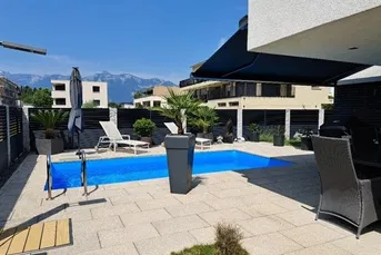 Wohnen auf höchstem Niveau, exklusives Wohnhaus mit Pool und Whirlpool in Feldkirch!