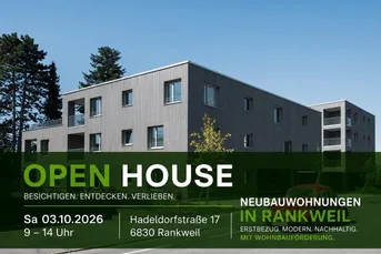 Provisionsfrei &amp; förderbar – moderne Wohnung im Erstbezug in Rankweil | Haus B - TOP 6