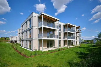 PROVISIONSFREI - ERSTBEZUG - Helle Neubauwohnung in ruhiger Lage mit Balkon - geförderte Miete - 3 Zimmer 