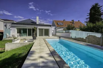 ++ EXKLUSIVE VILLA MIT POOL &amp; TRAUMGARTEN – WOHNEN AUF HÖCHSTEM NIVEAU IN 1210 WIEN ++