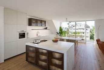 3 Zimmerwohnung mit Balkon mit Blick ins Grüne mitten im 19. Bezirk | Top 30