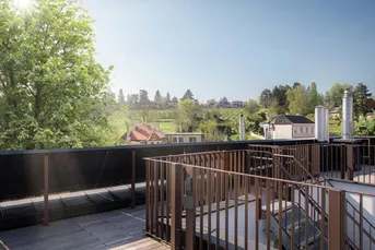 Erleben Sie einen 360 Grad View der Sieveringer Weinberge auf Ihrer Dachterrasse | Top 21