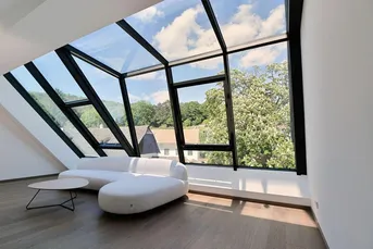 3 Zimmer Dachgeschosswohnung inkl. Einbauküche und Dachterrasse mit Blick in die Weinberge