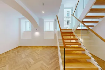 Moderne 4-Zimmer Maisonette mit 86 m² Freiflächen in Wien 1150