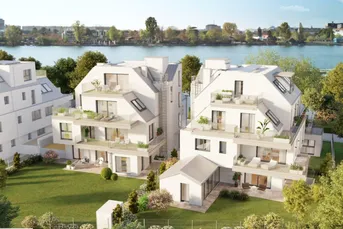 Direkt an der unteren Alten Donau mit zahlreichen Freizeitmöglichkeiten