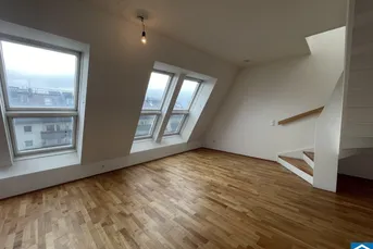 Traumhafte 3 Zimmer Dachgeschossmaisonette im Arsenal!