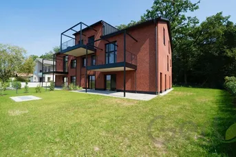Zeitlose Eleganz - ästhetische Neubau Wohnung mit 300 m² Garten - Salzburg/Viehausen