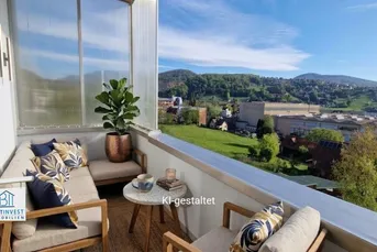Ausblick, Balkon &amp; Wintergarten &amp; Lift