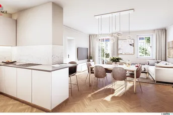 3-Zimmerwohnung mit Lift und Balkon in generalsanierter Ceconi-Villa | Elisabeth-Vorstadt | Baubeginn erfolgt
