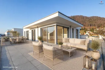 Schlosspark in Parsch: Penthouse mit einzigartiger Rooftop-Terrasse