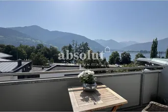 Gemütlich gestaltete Wohnung, ca. 60 m², im Zentrum v. Zell/See, mit Balkon, Parkplatz u. Seeblick!