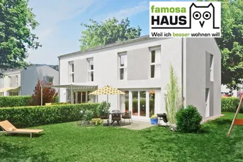Provisionsfreie Doppelhaushälfte mit 96m² Wohnfläche, 54m² Keller, 245m² Eigengrund, Terrasse und 2 Parkplätzen. Wohnbaugefördert!