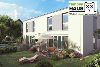 Wohnbaugeförderte Doppelhaushälfte mit 97m² Wohnfläche, 54 m² Vollunterkellerung, Terrasse und Eigengrund samt 2 Parkplätzen
