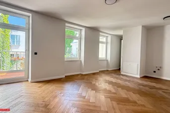 KRONGASSE - BALKONERSTBEZUG - 100% GRÜNBLICK - RESTAURIERTES STILHAUS - 3.WOHNETAGE - TOPSTANDARD