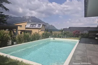 Exklusive Panorama-Gartenwohnung mit Pool Salzburg Süd/Puch