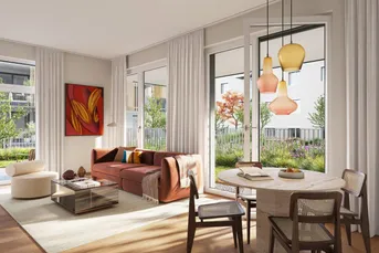 URBANES WOHNEN IM NEUBAU MIT EXKLUSIVEM STADTGARTEN