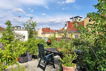 GEMEINSCHAFTSDACHTERRASSE: Garconniere in Hofruhelage