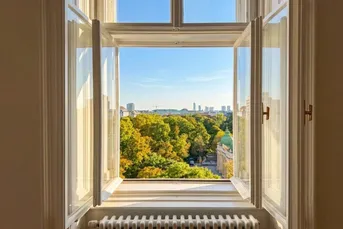 PRACHTVOLL! Altbau mit Blick über den Stadtpark / Ring