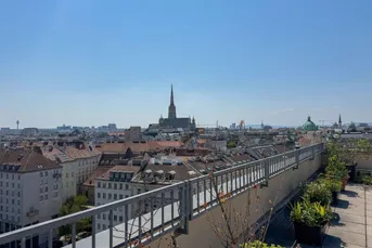 Helles Büro mit Weitblick am Schwedenplatz / Klimaanlage und Dachterrassennutzung!
