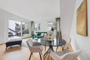 Dachgeschoßtraum 116m² mit 3 Terrassen in Toplage 1090 Wien !