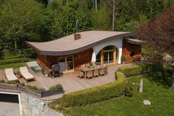 Biologisches Landhaus mit Schwimmteich am Schwarzsee