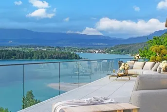 Majestätisches Seeblick-Penthouse am bezaubernden Faaker See