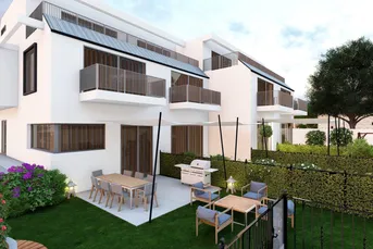 Moderne Doppelhaushälfte in Wien: 5 Zimmer, Balkon &amp; Terrassen - Erstbezug I Belagsfertig I Fertigstellung vorraussichtlich im Juni 2025
