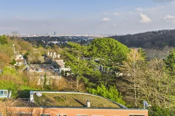 Exklusive 3-Zimmer-Wohnung mit zwei Terrassen, Grünblick &amp; Panorama über Wien!