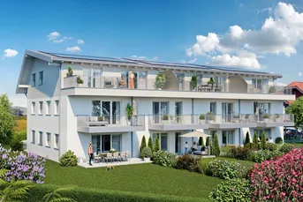 Dachterrassen-Wohnung mit 4-Zimmern im idyllischen und leistbaren Bürmoos!