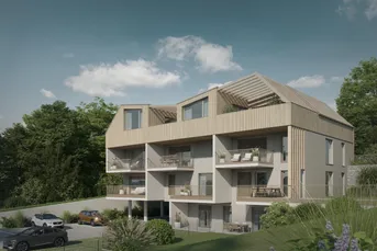 "Garteln" in Adnet: Neue 4-Zi. Wohnung mit Terrassenbalkon und Privatgarten!