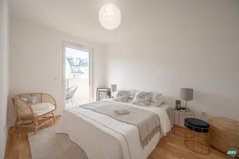 ERSTBEZUG | Traumhafte 2-Zimmer Wohnung mit Balkon in Hofruhelage