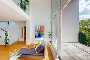 Einzigartige 3-Zimmer DG-Maisonette mit großer Loggia nahe Grinzing
