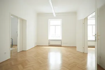 Bestlage und provisionsfrei bei Albertina! Unbefristetes Büro-Sharing mit 3 bzw. optional 4 Zimmern im repäsentativen Stilaltbau