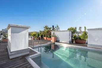 Bestlage Döbling! Außergewöhnliches Penthouse mit fünf Terrassen, Privatpool und Panoramablick