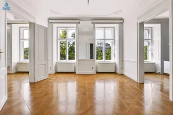*NEU* 6 Zimmer | 162 m² Wohnung oder Büro | Kärntner Straße | Stuckdecken | Lift im Haus | AUCH ALS BÜRO NUTZBAR | AB SOFORT