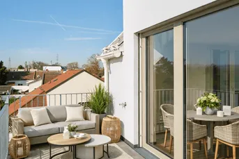 sofort einziehen und ankommen! letzte 3 -Zimmer-DG Wohnung mit 2 Terrassen und eigenem Gartenabteil_T29_PROVISIONSFREI!_Kleegarten 