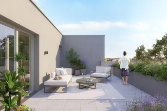 Verkaufsstart! _Top 21_gut geschnittene und helle 3 Zi Dachgeschoßwohnung mit großer Terrasse_EDMUND 