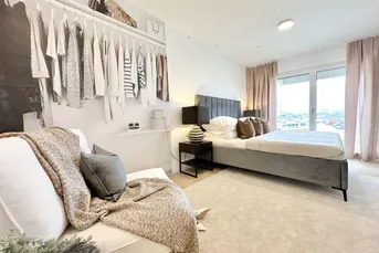 Neubauwohnung mit geräumigem Schlafzimmer - in wenigen Minuten zur Innenstadt
